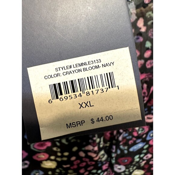 Libby Edelman Womans Floral Ruffeled Top Size 2X Whimsigoth Bloomcore - Picture 3 of 13